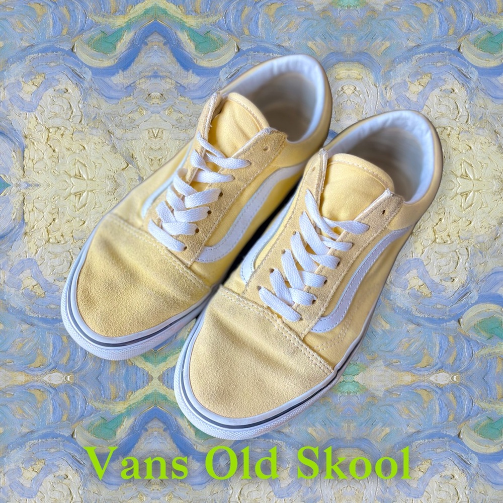Vans Old Skool yellow low tops